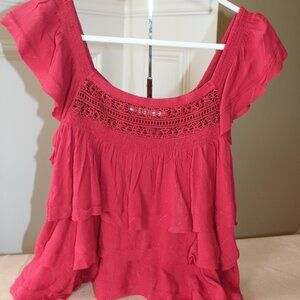 Francesca's Flowy Top